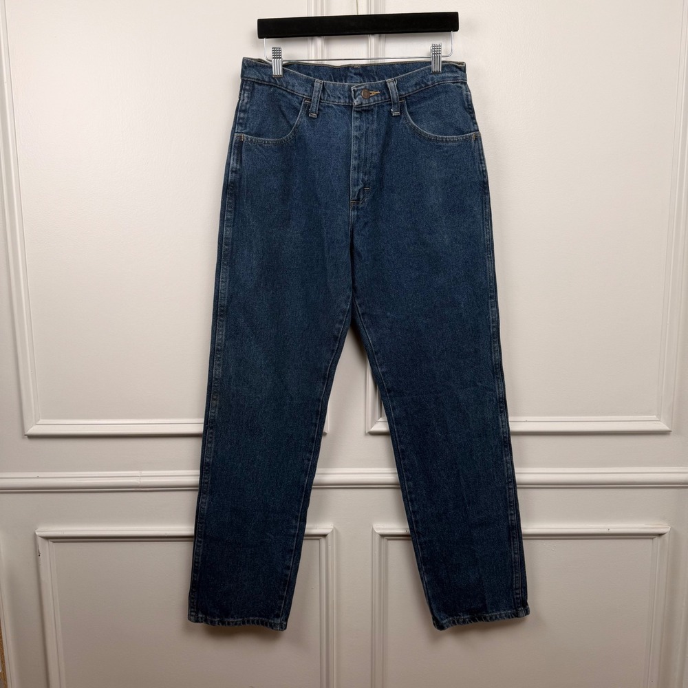 Maverick Mens Relaxed Fit Straight Leg Blue‎ Denim Jeans ZMAV2DS 32x32